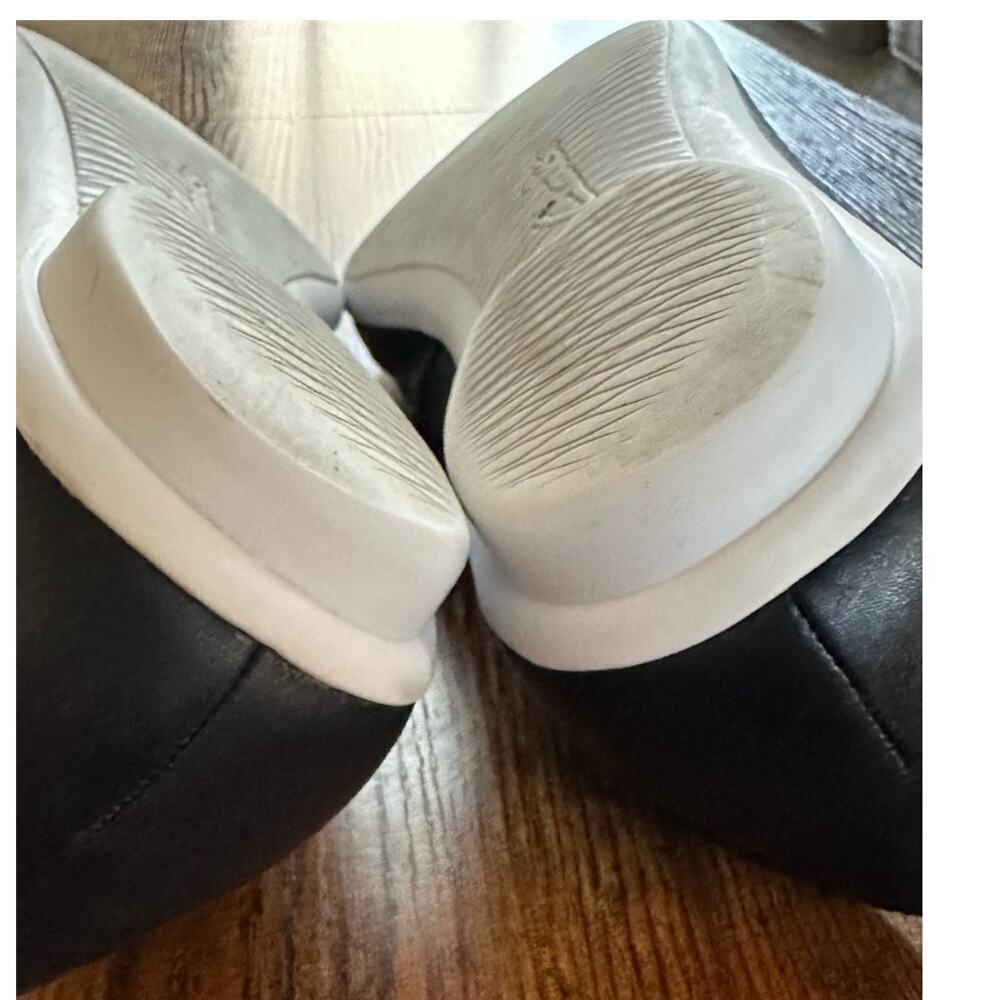 Clarks Women’s Leather Ballet Flats Black, Size 10M - Picture 10 of 13